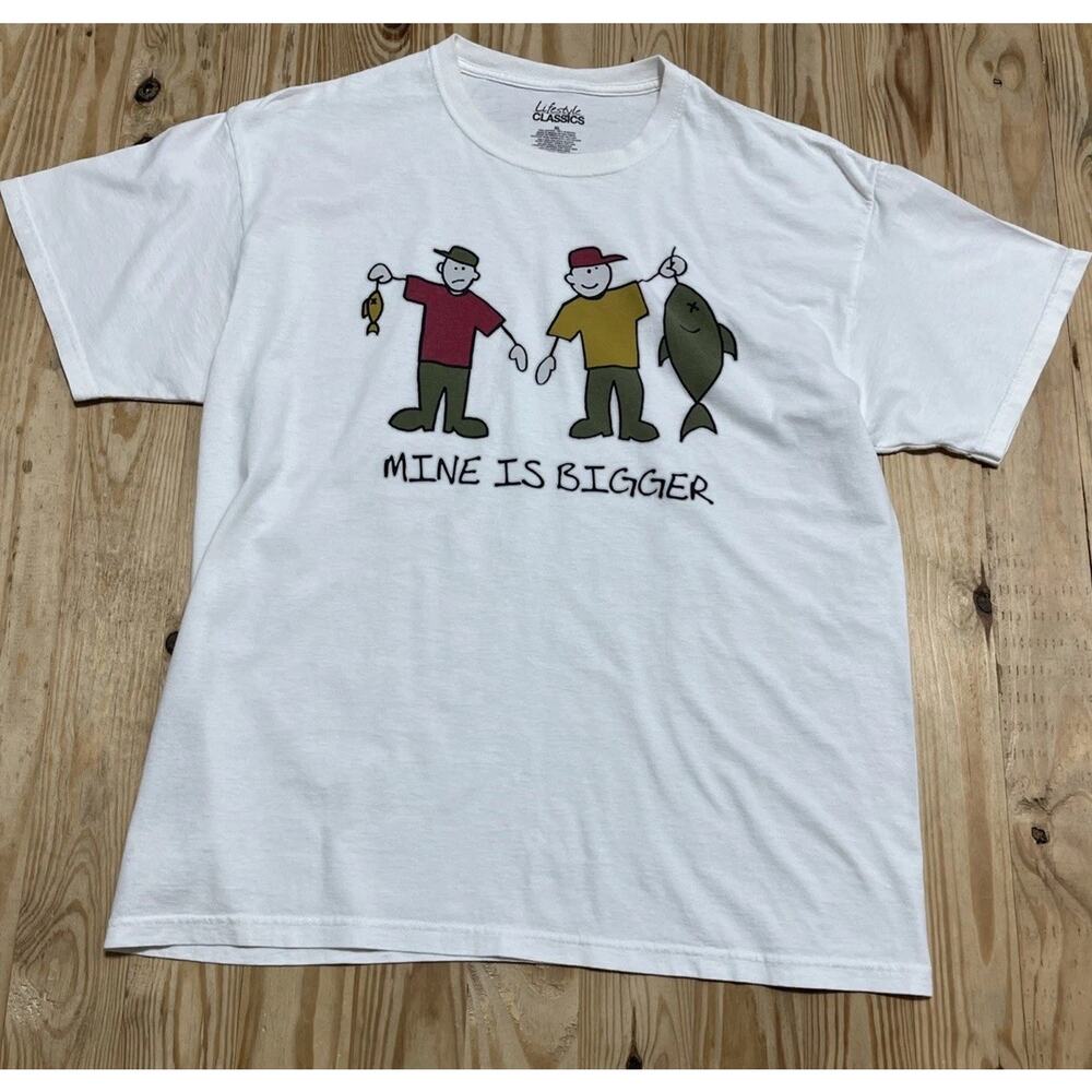 Lifestyle Classics Mine Is Bigger Graphic T Shirt Size XL